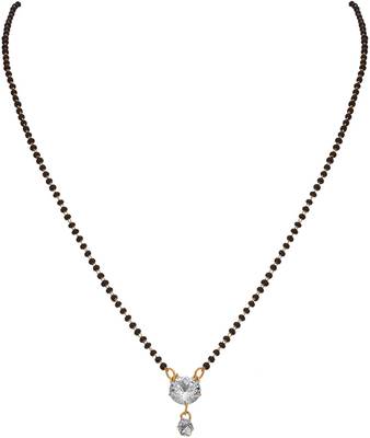 Twinkling Gold cubic zirconia Designer mangalsutra 3