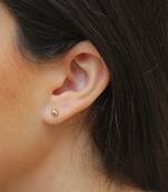  Fancy simple ball gold studs
