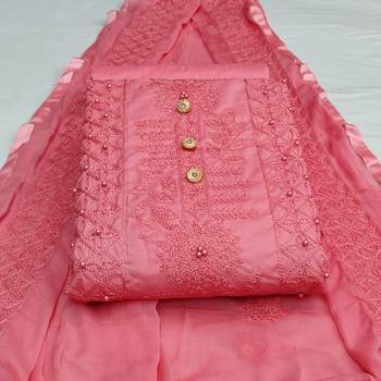 Light-pink chikankari cotton salwar 1