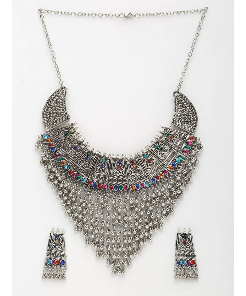 silver plated Alloy Necklace