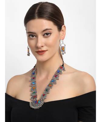 Multicolor silver plated Alloy Necklace 3
