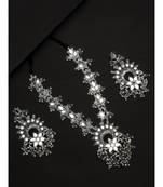 Silver silver plated Silver Alloy  Necklace WITH EARRINGS