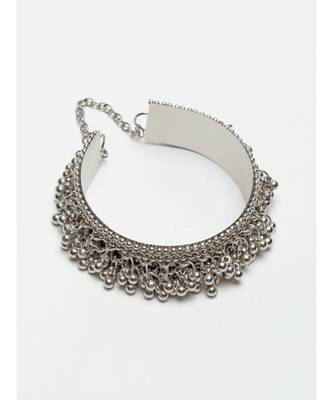 Silver silver plated Silver Alloy  Necklace WITH EARRINGS 3