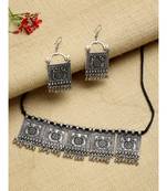 Silver silver plated Silver Alloy  Necklace WITH EARRINGS