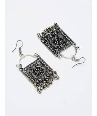 Silver silver plated Silver Alloy  Necklace WITH EARRINGS 3