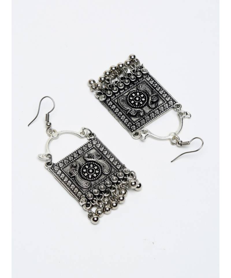 Silver silver plated Silver Alloy  Necklace WITH EARRINGS