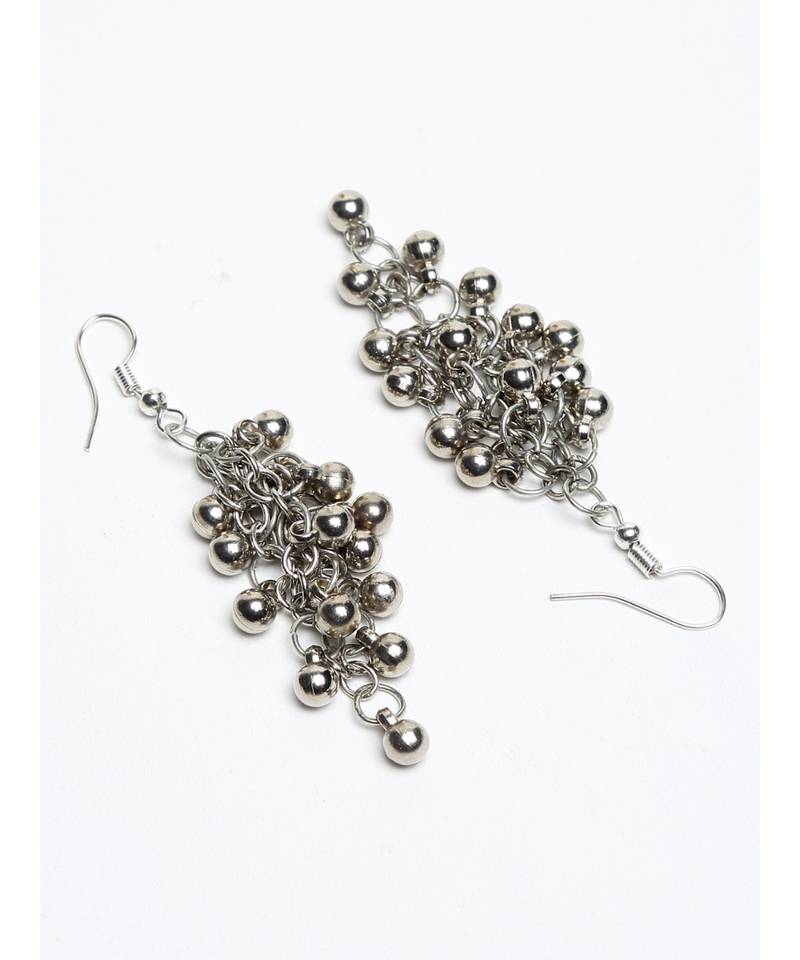 Silver silver plated Silver Alloy  Necklace WITH EARRINGS