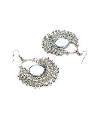 Silver silver plated Silver Alloy  Necklace WITH EARRINGS 2