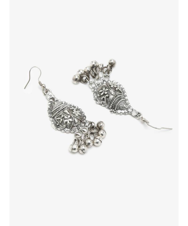 Silver silver plated Silver Alloy  Necklace WITH EARRINGS