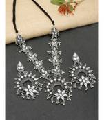 Silver silver plated Silver Alloy  Necklace WITH EARRINGS