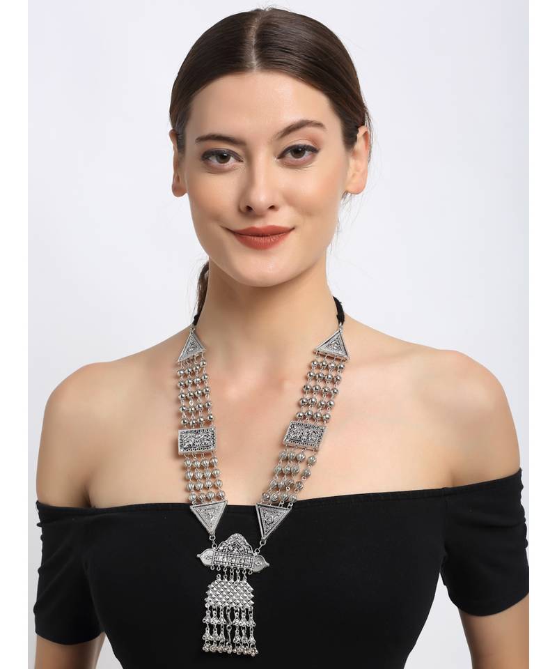 silver plated Alloy Necklace