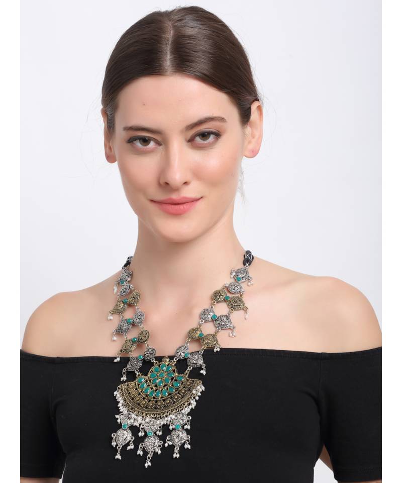 silver plated Alloy Necklace