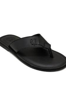 Trends & Trades Mens Black Thong Sandals