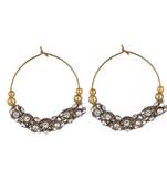 Grey cubic zirconia earrings