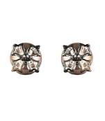 Grey cubic zirconia earrings