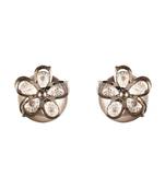 Grey cubic zirconia earrings