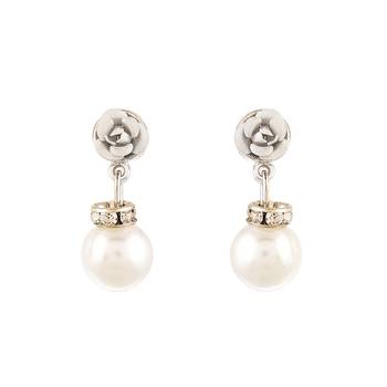 Grey cubic zirconia earrings 1