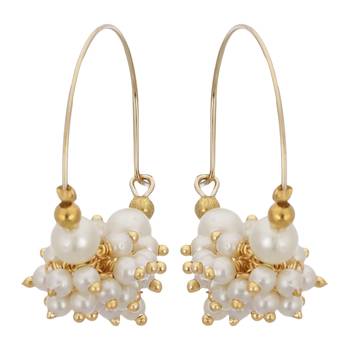 Gold cubic zirconia earrings 5