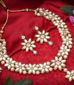 multicolor Traditinal Gold Plated Alloy Necklace