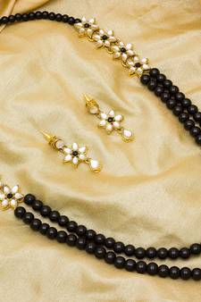 multicolor Traditinal Gold Plated Alloy Necklace