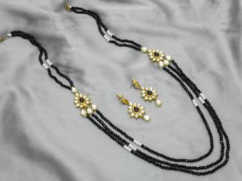 multicolor Traditinal Gold Plated Alloy Necklace 1
