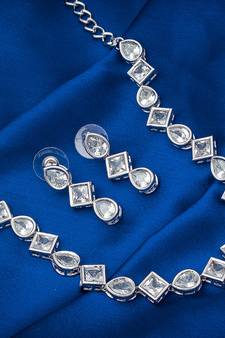 multicolor Traditinal Gold Plated Alloy Necklace