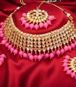 multicolor Traditinal Gold Plated Alloy Necklace