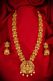 multicolor Traditinal Gold Plated Alloy Necklace