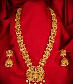 multicolor Traditinal Gold Plated Alloy Necklace