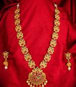 multicolor Traditinal Gold Plated Alloy Necklace