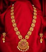 multicolor Traditinal Gold Plated Alloy Necklace