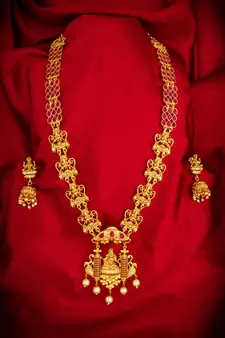 multicolor Traditinal Gold Plated Alloy Necklace