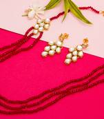 multicolor Traditinal Gold Plated Alloy Necklace