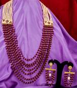 multicolor Traditinal Gold Plated Alloy Necklace