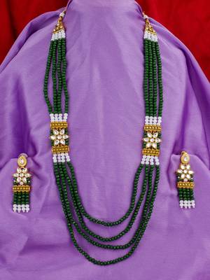 multicolor Traditinal Gold Plated Alloy Necklace 1