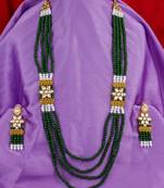 multicolor Traditinal Gold Plated Alloy Necklace