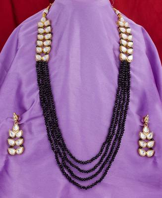 multicolor Traditinal Gold Plated Alloy Necklace 1