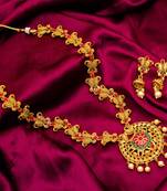 Traditinal Gold Plated Brass Necklace