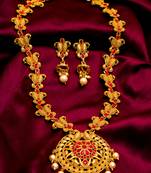 Traditinal Gold Plated Brass Necklace