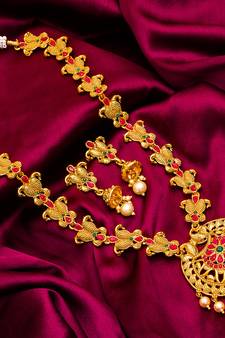 Traditinal Gold Plated Brass Necklace