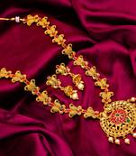 Traditinal Gold Plated Brass Necklace
