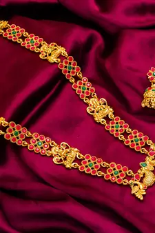 Traditinal Gold Plated Brass Necklace