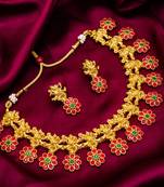 Traditinal Gold Plated Brass Necklace