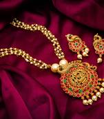 Traditinal Gold Plated Brass Necklace