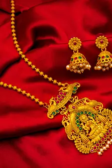 Traditinal Gold Plated Brass Necklace