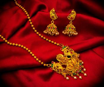 Traditinal Gold Plated Brass Necklace 1