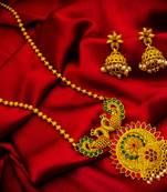 Traditinal Gold Plated Brass Necklace