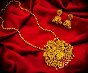 Traditinal Gold Plated Brass Necklace 1