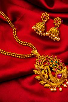 Traditinal Gold Plated Brass Necklace