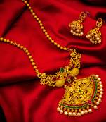 Traditinal Gold Plated Brass Necklace